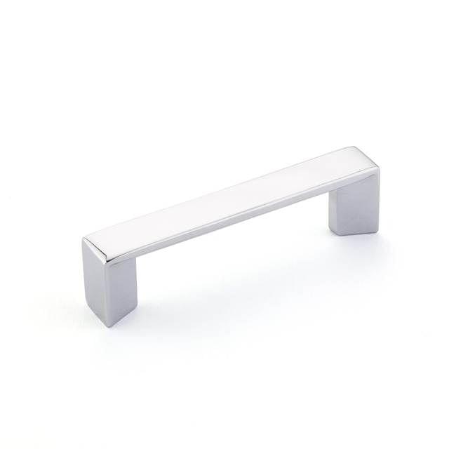 Emtek 86264US15 Trinity Cabinet Pull with 3-1/2" Center To Center Satin Nickel Finish.