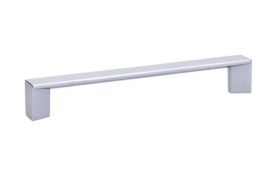 Emtek 86266US26 Trinity Cabinet Pull with 6" Center To Center Polished Chrome Finish.