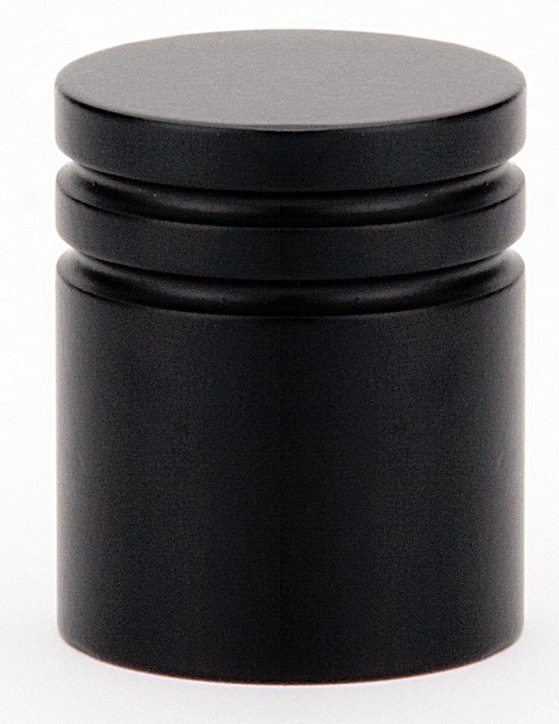 Emtek 86268US19 Metric 1" Cabinet Knob Flat Black Finish.