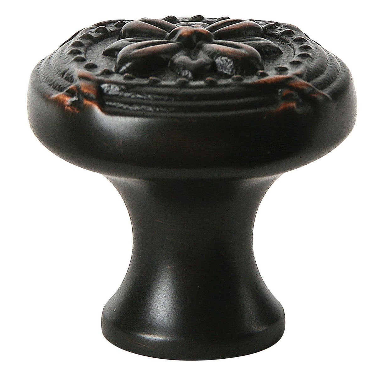 Emtek 86277US10B Ribbon and Reed 1-1/4" Cabinet Knob Oil Rubbed Bronze Finish.