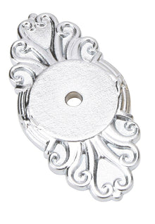 Emtek 86293US10B Ribbon and Reed Backplate for Cabinet Knob Oil Rubbed Bronze Finish.