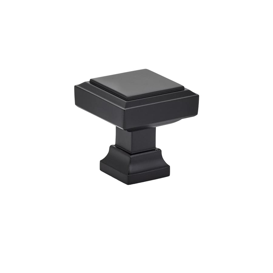 Emtek 86295US10B Geometric Square 1-1/4" Cabinet Knob Oil Rubbed Bronze Finish.