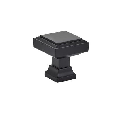 Emtek 86295US10B Geometric Square 1-1/4" Cabinet Knob Oil Rubbed Bronze Finish.
