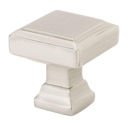 Emtek 86296US14 Geometric Square 1-3/8" Cabinet Knob Polished Nickel Lifetime Finish.