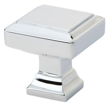 Emtek 86296US26 Geometric Square 1-3/8" Cabinet Knob Polished Chrome Finish.