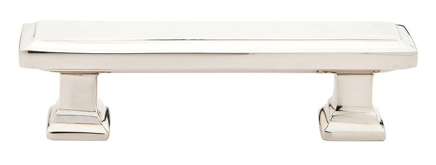 Emtek 86299US14 Geometric Rectangular Cabinet Pull with 3" Center to Center Polished Nickel Lifetime Finish.