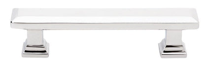 Emtek 86299US15 Geometric Rectangular Cabinet Pull with 3" Center to Center Satin Nickel Finish.