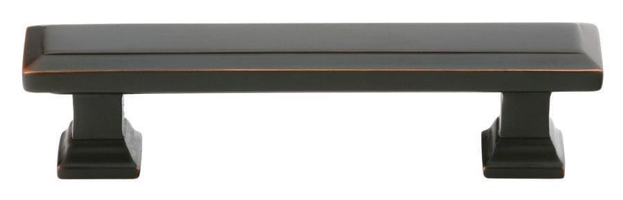 Emtek 86300US10B Geometric Rectangular Cabinet Pull with 3-1/2" Center to Center Oil Rubbed Bronze Finish.