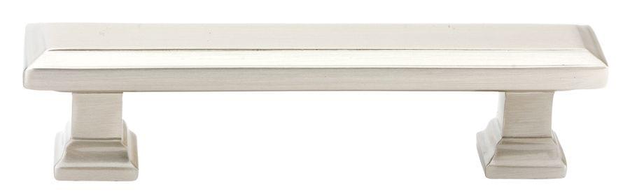 Emtek 86300US14 Geometric Rectangular Cabinet Pull with 3-1/2" Center to Center Polished Nickel Lifetime Finish.