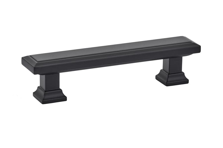 Emtek 86300US14 Geometric Rectangular Cabinet Pull with 3-1/2" Center to Center Polished Nickel Lifetime Finish.