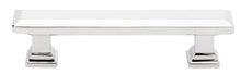 Emtek 86300US26 Geometric Rectangular Cabinet Pull with 3-1/2" Center to Center Polished Chrome Finish.