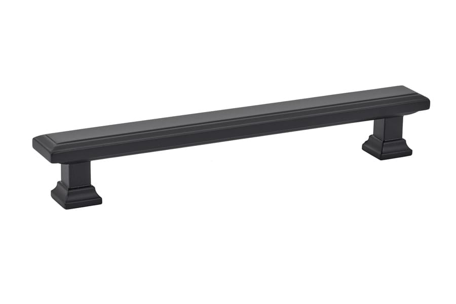 Emtek 86302US14 Geometric Rectangular Cabinet Pull with 6" Center to Center Polished Nickel Lifetime Finish.