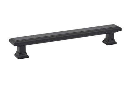 Emtek 86302US14 Geometric Rectangular Cabinet Pull with 6" Center to Center Polished Nickel Lifetime Finish.