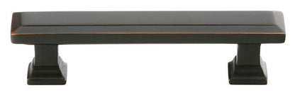 Emtek 86303US10B Geometric Rectangular Cabinet Pull with 10" Center to Center Oil Rubbed Bronze Finish.