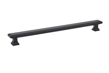 Emtek 86303US19 Geometric Rectangular Cabinet Pull with 10" Center to Center Flat Black Finish.