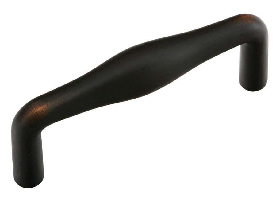Emtek 86311US10B Dane Cabinet Pull with 4" Center to Center Oil Rubbed Bronze Finish.