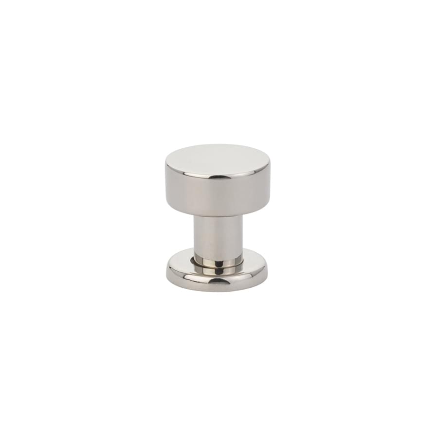 Emtek 86321US14 Cadet 1" Cabinet Knob Polished Nickel Lifetime Finish.