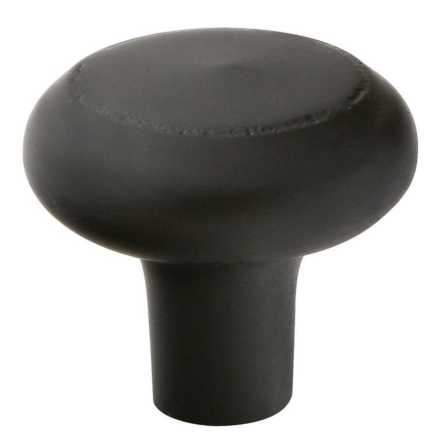 Emtek 86338FB Bronze Barn 1" Cabinet Knob Flat Black Bronze Finish.