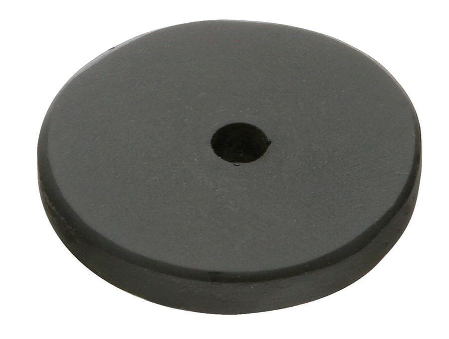Emtek 86341FB Sandcast Bronze Round Backplate for Cabinet Knob Flat Black Bronze Finish.