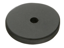 Emtek 86341FB Sandcast Bronze Round Backplate for Cabinet Knob Flat Black Bronze Finish.