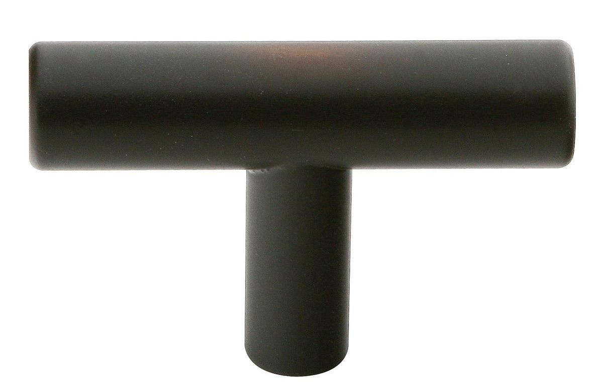 Emtek 86357US10B Brass Bar 2" Cabinet Knob Oil Rubbed Bronze Finish.