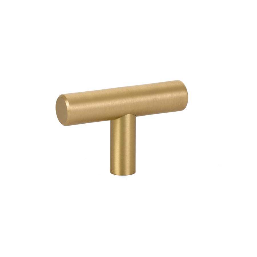 Emtek 86357US4 Brass Bar 2" Cabinet Knob Satin Brass Finish.