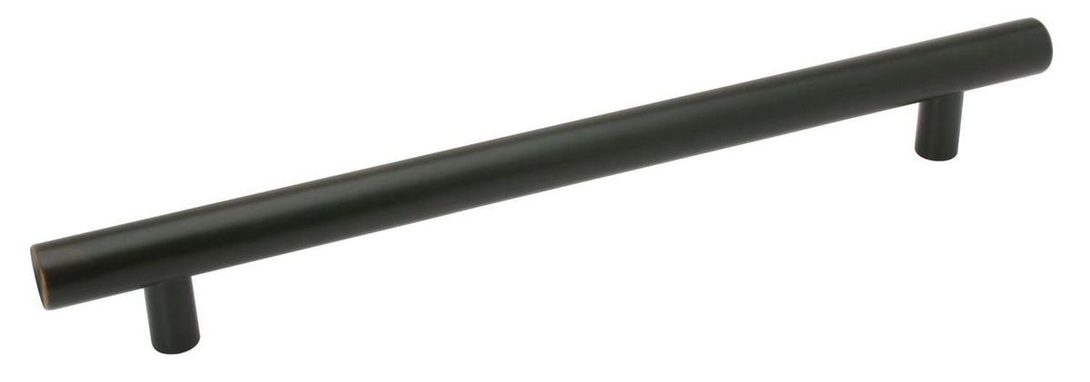 Emtek 86362US10B Brass Bar Cabinet Pull with 6" Center to Center Oil Rubbed Bronze Finish.