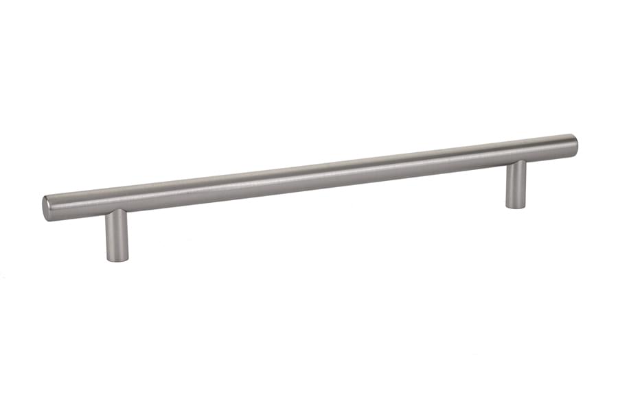 Emtek 86363US10B Brass Bar Cabinet Pull with 8" Center to Center Oil Rubbed Bronze Finish.