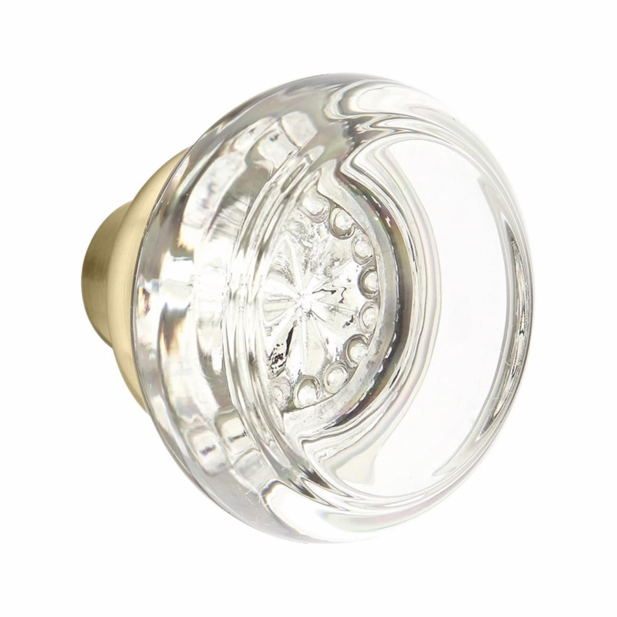 Emtek 86399US4 Georgetown 1-1/4" Cabinet Knob Satin Brass Finish.