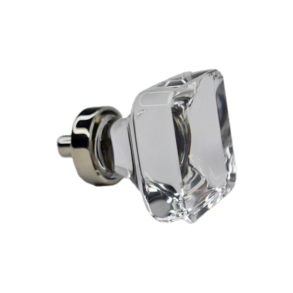 Emtek 86403US14 Square 1-3/8" Cabinet Knob Polished Nickel Lifetime Finish.