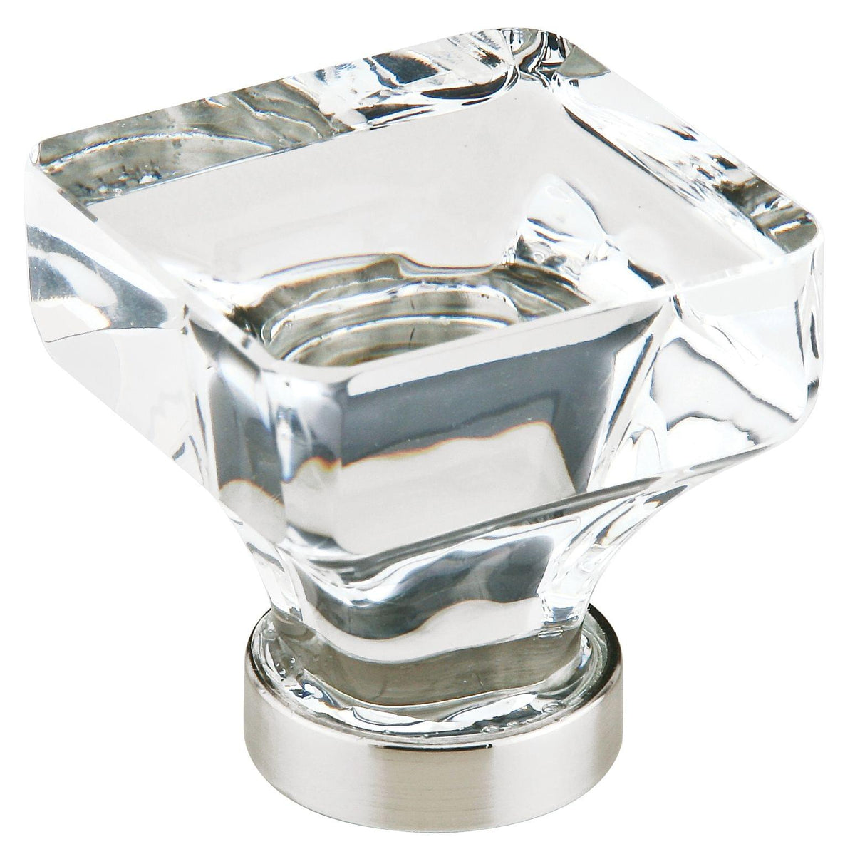 Emtek 86403US15 Square 1-3/8" Cabinet Knob Satin Nickel Finish.