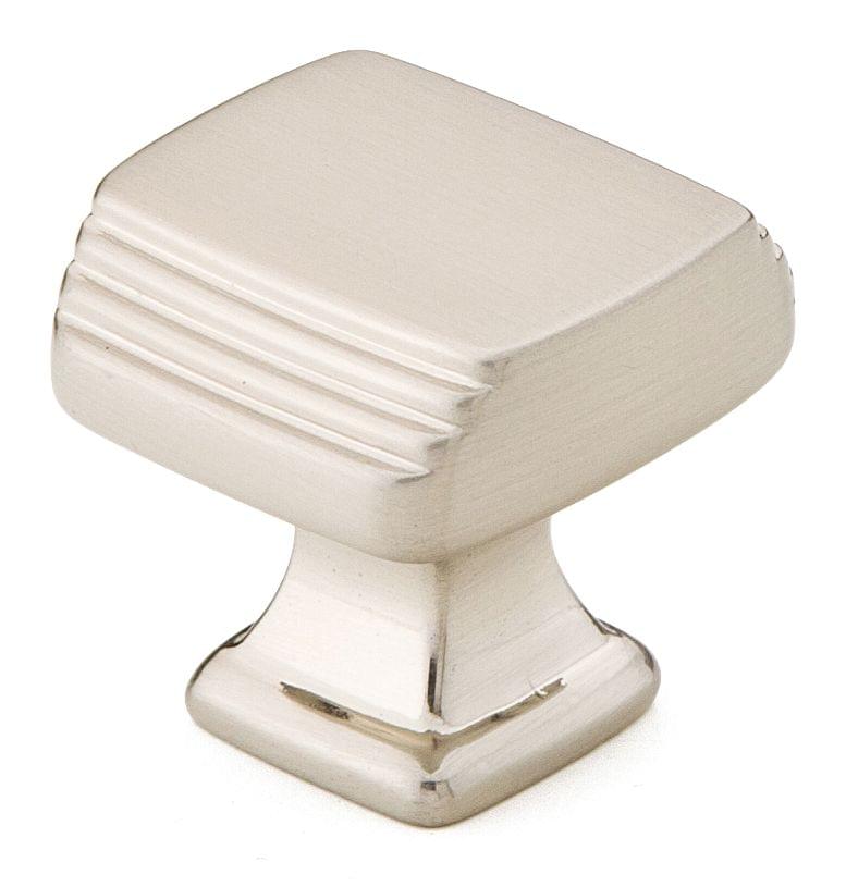 Emtek 86421US14 Art Deco 1-1/4" Cabinet Knob Polished Nickel Lifetime Finish.