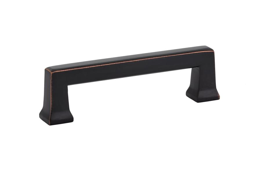 Emtek 86424US10B Alexander Cabinet Pull with 3-1/2" Center to Center Oil Rubbed Bronze Finish.
