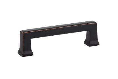 Emtek 86424US10B Alexander Cabinet Pull with 3-1/2" Center to Center Oil Rubbed Bronze Finish.