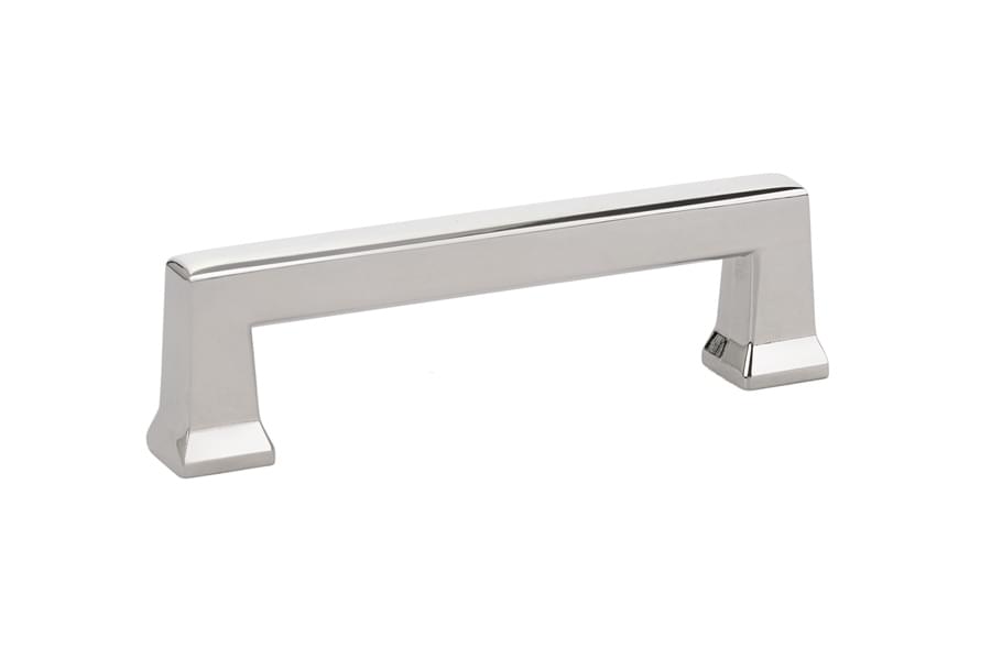 Emtek 86424US14 Alexander Cabinet Pull with 3-1/2" Center to Center Polished Nickel Lifetime Finish.