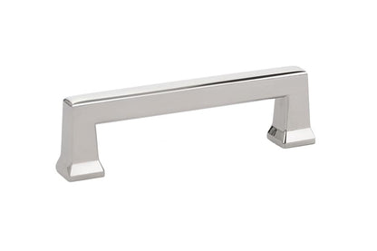 Emtek 86424US14 Alexander Cabinet Pull with 3-1/2" Center to Center Polished Nickel Lifetime Finish.