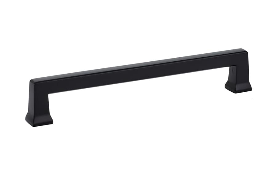 Emtek 86426US14 Alexander Cabinet Pull with 6" Center to Center Polished Nickel Lifetime Finish.