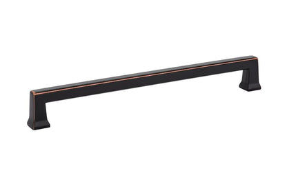 Emtek 86427US10B Alexander Cabinet Pull with 8" Center to Center Oil Rubbed Bronze Finish.
