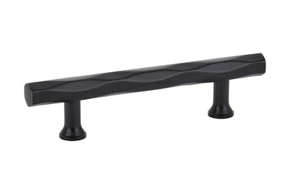 Emtek 86428US10B Tribeca Cabinet Pull with 3-1/2" Center to Center Oil Rubbed Bronze Finish.