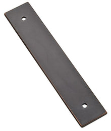 Emtek 86435US10B Art Deco Rectangular Backplate for Cabinet Pull with 4" Center to Center Oil Rubbed Bronze Finish.