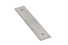 Emtek 86435US15 Art Deco Rectangular Backplate for Cabinet Pull with 4" Center to Center Satin Nickel Finish.