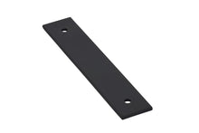 Emtek 86435US15 Art Deco Rectangular Backplate for Cabinet Pull with 4" Center to Center Satin Nickel Finish.