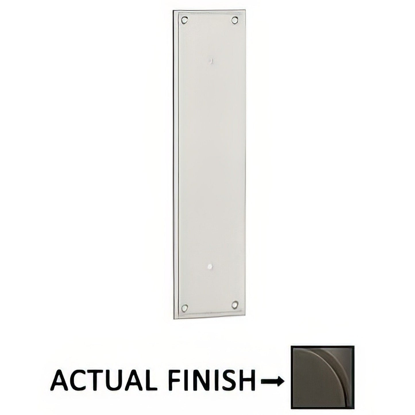 Emtek 86437US 3 Inch x 12 Inch Modern Pull Plate.