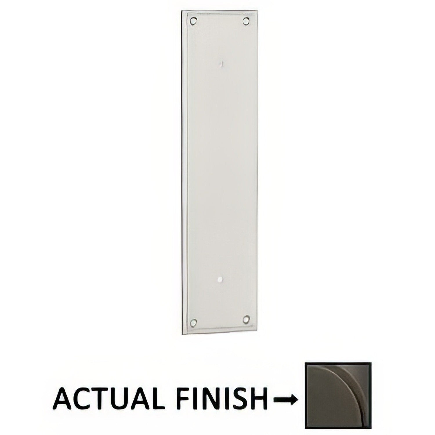 Emtek 86437US 3 Inch x 12 Inch Modern Pull Plate.