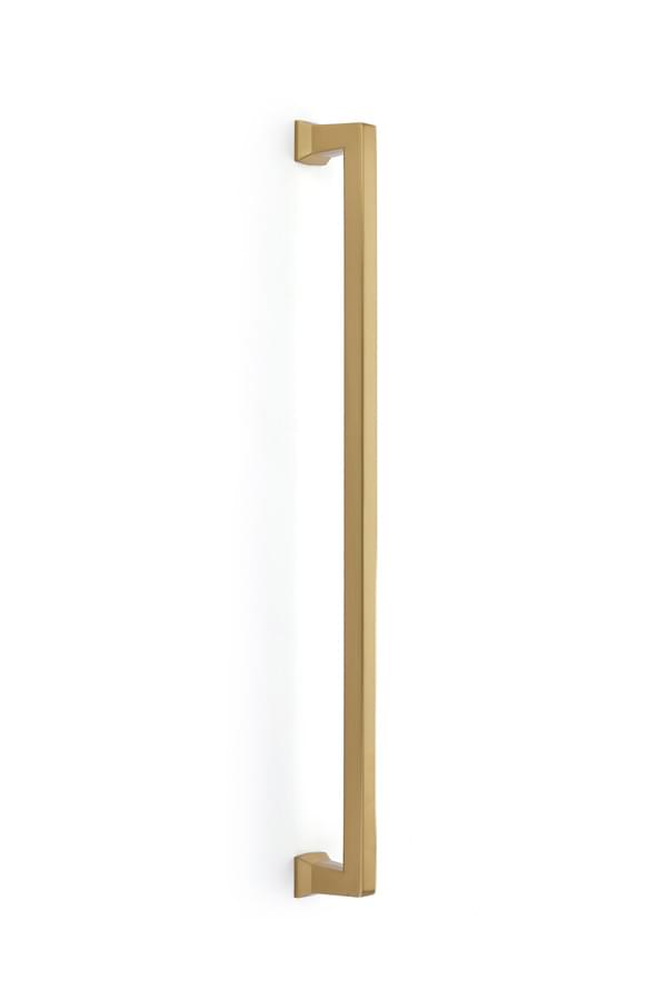 Emtek 86443US19 Brass Alexander Appliance Pull with 18" Center to Center Flat Black Finish.