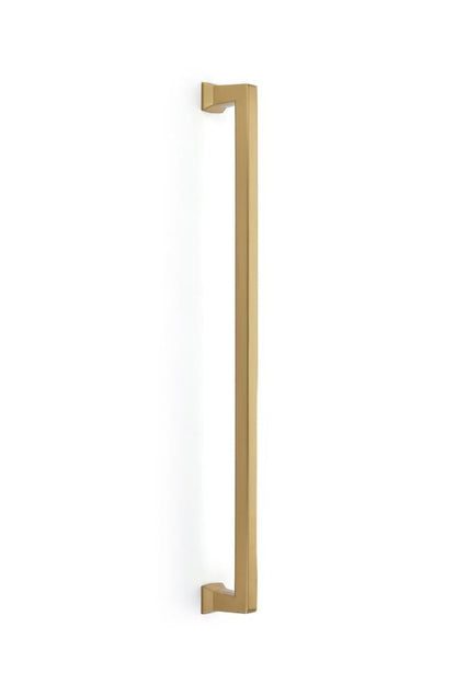 Emtek 86443US19 Brass Alexander Appliance Pull with 18" Center to Center Flat Black Finish.
