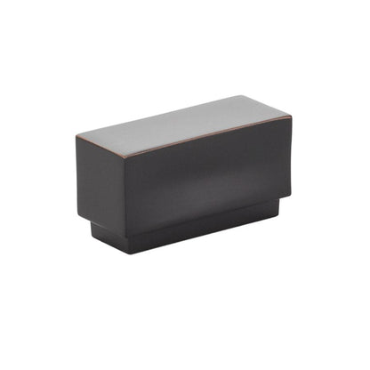 Emtek 86446US10B Cinder 1-5/8" Cabinet Knob with 1" Center to Center Oil Rubbed Bronze Finish.