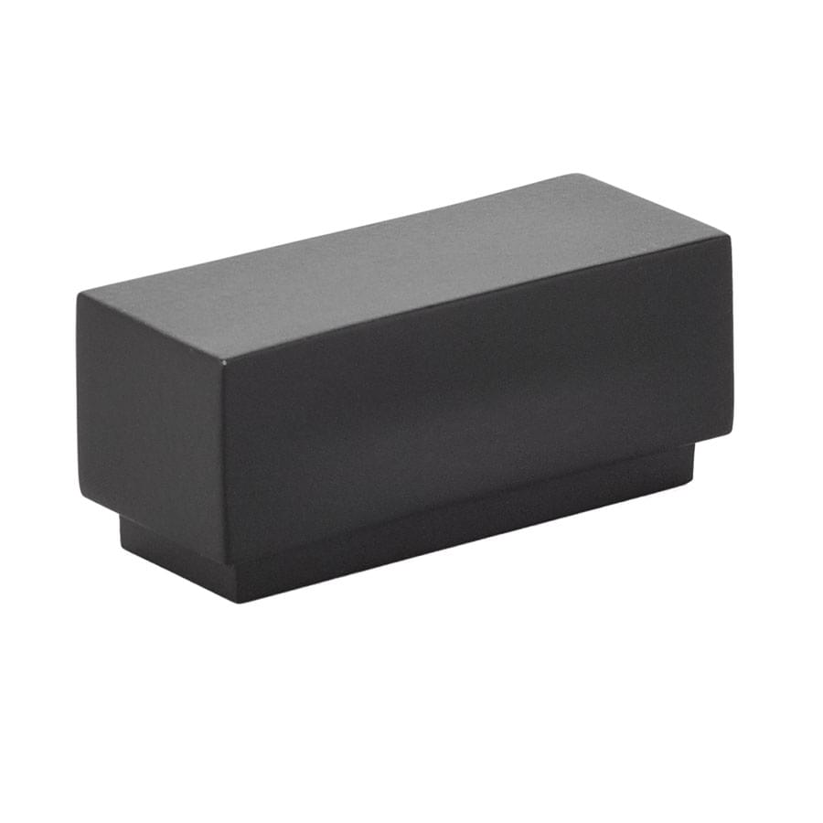 Emtek 86447US15 Cinder 2-1/4" Cabinet Knob with 1" Center to Center Satin Nickel Finish.