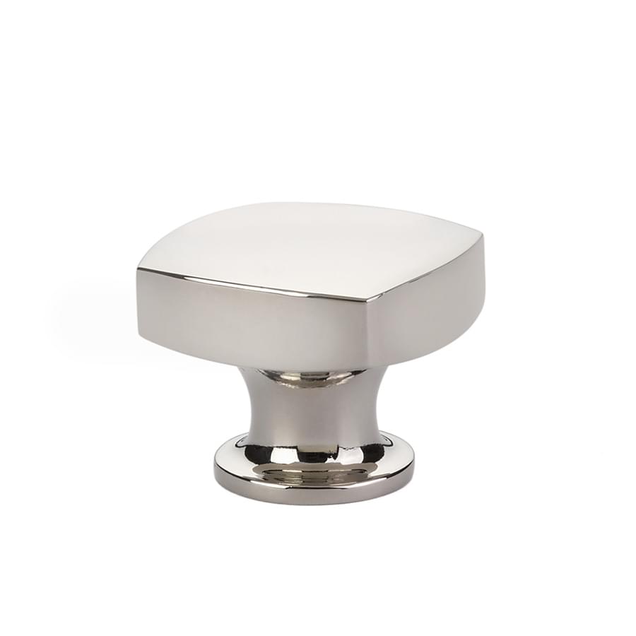 Emtek 86451US14 Freestone 1-1/2" Cabinet Knob Polished Nickel Lifetime Finish.