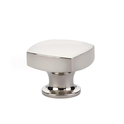 Emtek 86451US14 Freestone 1-1/2" Cabinet Knob Polished Nickel Lifetime Finish.